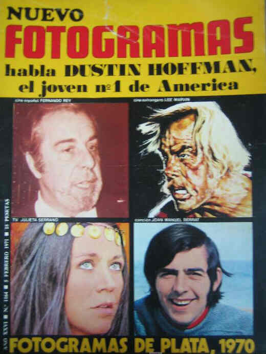 FOTOGRAMAS magazine side cover Issue 1164 5 February 1971
