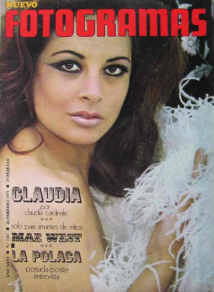 FOTOGRAMAS magazine side cover Issue 1167 26 February 1971
