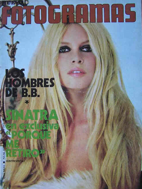 FOTOGRAMAS magazine side cover Issue 1177 7 May 1971