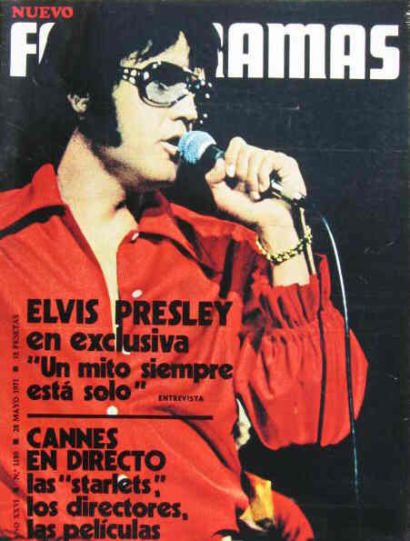 FOTOGRAMAS magazine side cover Issue 1180 28 May 1971