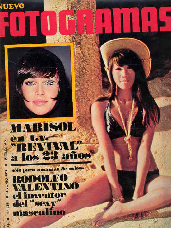 FOTOGRAMAS magazine side cover Issue 1181 4 June 1971