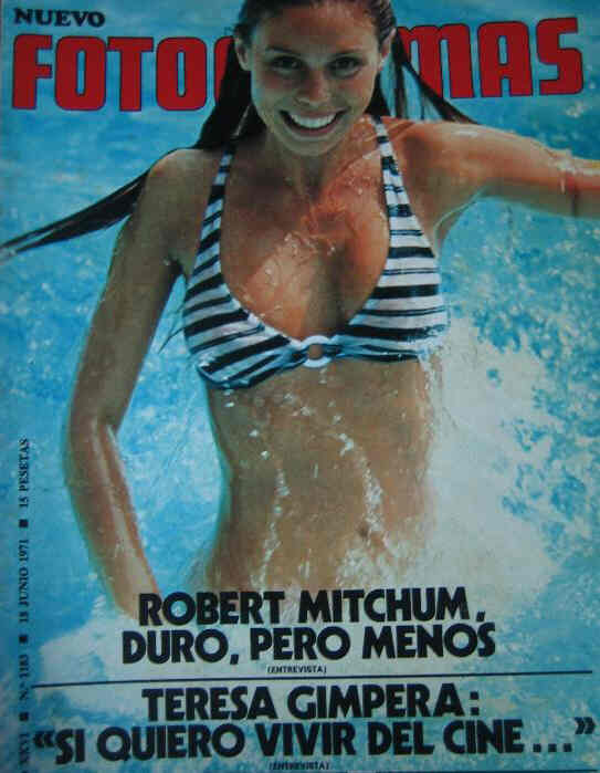 FOTOGRAMAS magazine side cover Issue 1183 18 June 1971