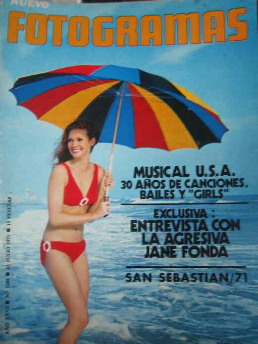 FOTOGRAMAS magazine side cover Issue 1188 23 July 1971