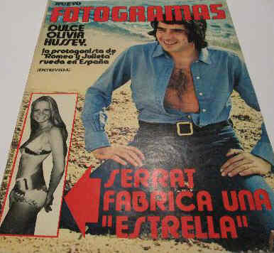 FOTOGRAMAS magazine side cover Issue 1195 10 September 1971