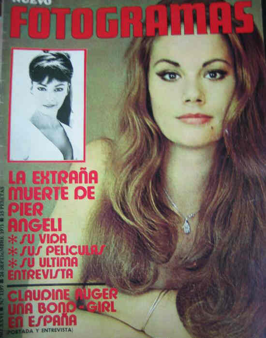 FOTOGRAMAS magazine side cover Issue 1197 24 September 1971