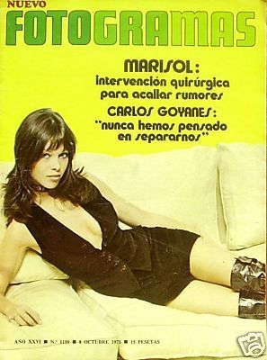FOTOGRAMAS magazine side cover Issue 1199 8 October 1971