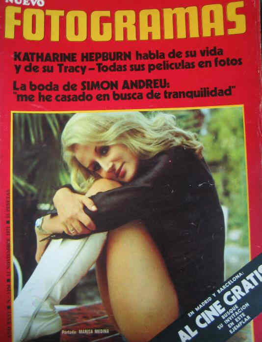 FOTOGRAMAS magazine side cover Issue 1204 12 November 1971