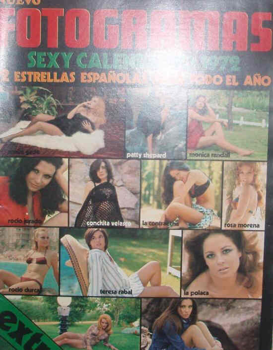 FOTOGRAMAS magazine side cover Issue 1207 3 December 1971