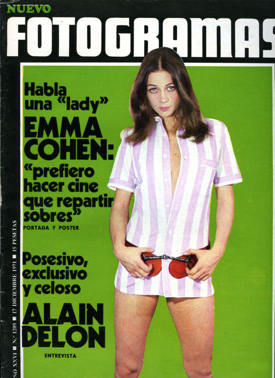 FOTOGRAMAS magazine side cover Issue 1209 17 December 1971