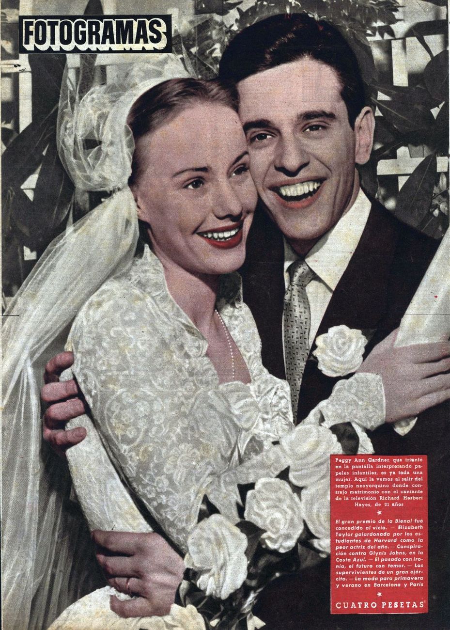 FOTOGRAMAS magazine side cover Issue 121 9 March 1951
