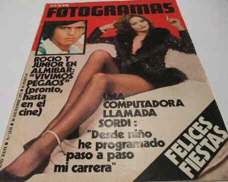 FOTOGRAMAS magazine side cover Issue 1210 24 December 1971