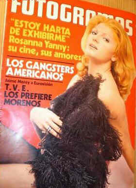 FOTOGRAMAS magazine side cover Issue 1215 28 January 1972