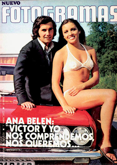 FOTOGRAMAS magazine side cover Issue 1225 7 April 1972