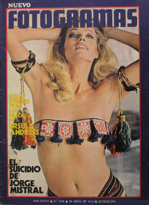 FOTOGRAMAS magazine side cover Issue 1228 28 April 1972