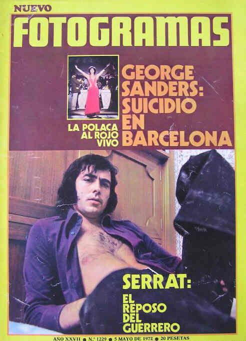 FOTOGRAMAS magazine side cover Issue 1229 5 May 1972