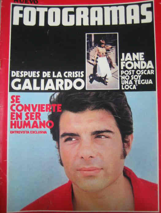 FOTOGRAMAS magazine side cover Issue 1230 12 May 1972