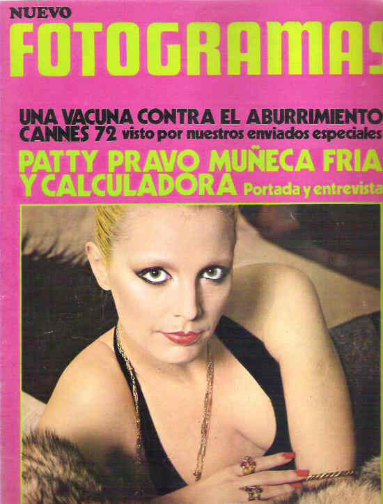 FOTOGRAMAS magazine side cover Issue 1231 19 May 1972