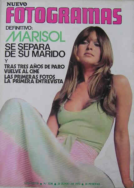 FOTOGRAMAS magazine side cover Issue 1236 23 June 1972