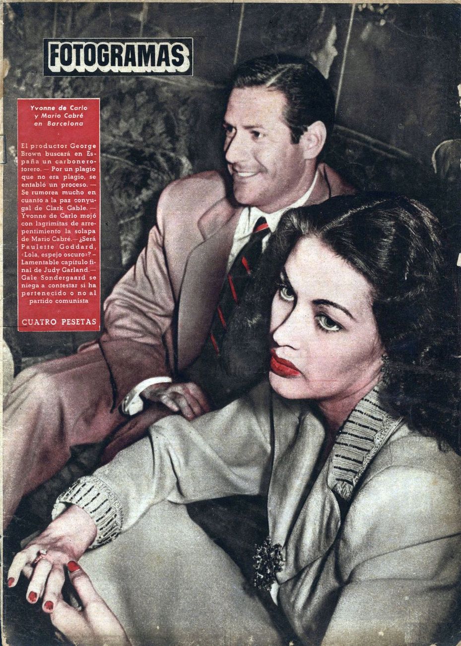 FOTOGRAMAS magazine side cover Issue 124 30 March 1951