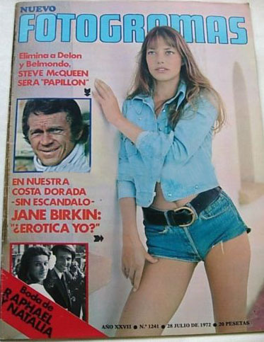 FOTOGRAMAS magazine side cover Issue 1241 28 July 1972