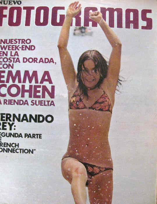FOTOGRAMAS magazine side cover Issue 1244 18 August 1972