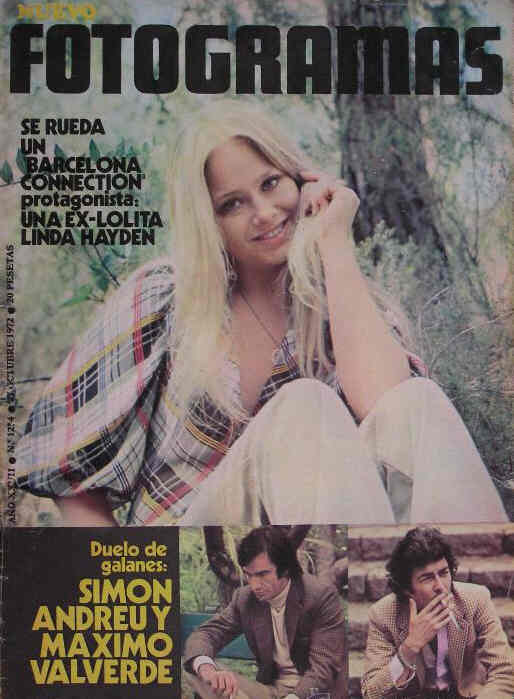 FOTOGRAMAS magazine side cover Issue 1254 27 October 1972