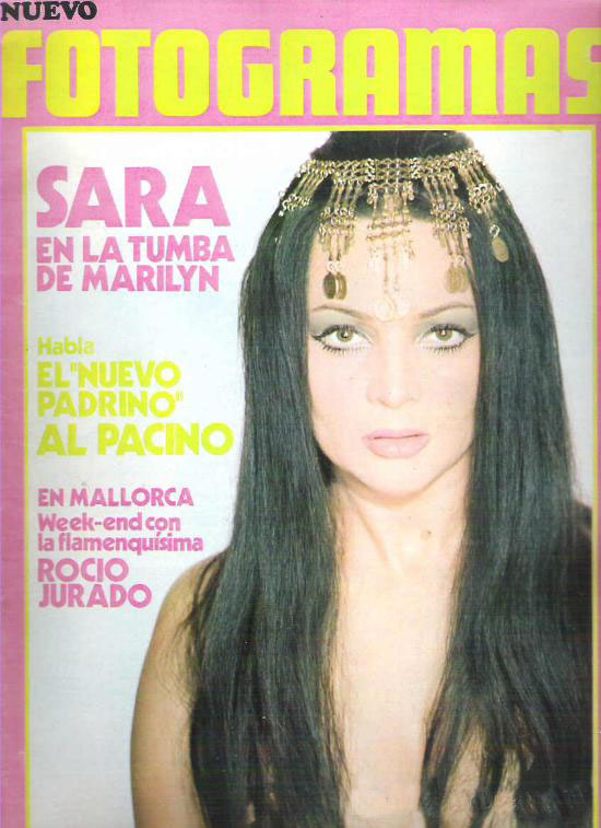 FOTOGRAMAS magazine side cover Issue 1257 17 November 1972