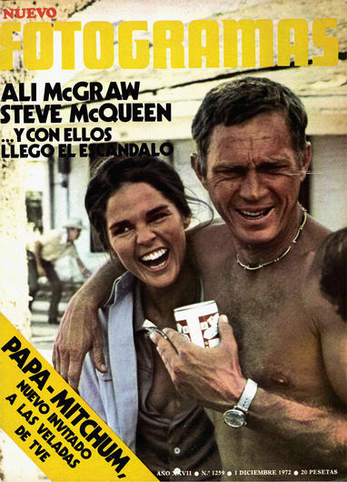 FOTOGRAMAS magazine side cover Issue 1259 1 December 1972