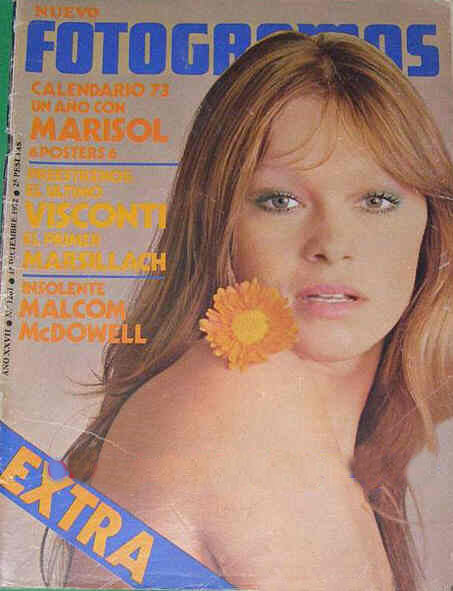 FOTOGRAMAS magazine side cover Issue 1261 15 December 1972