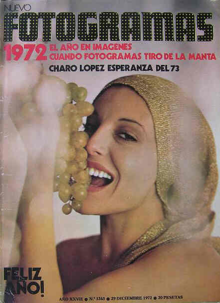 FOTOGRAMAS magazine side cover Issue 1263 29 December 1972