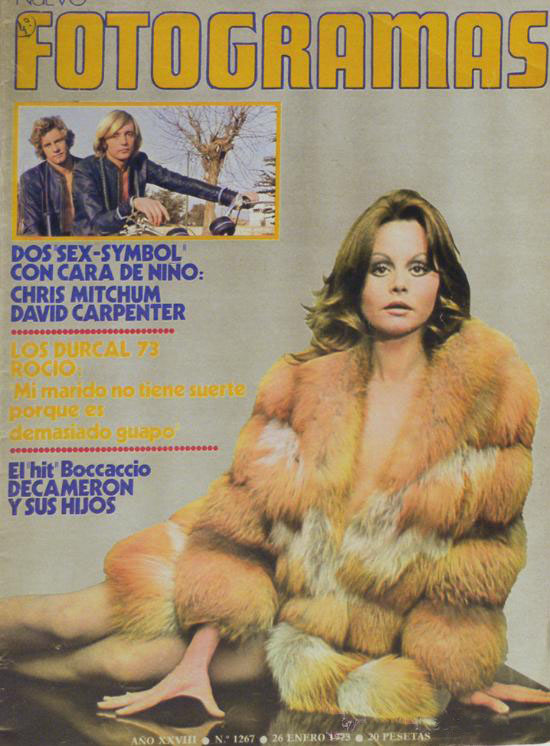 FOTOGRAMAS magazine side cover Issue 1267 26 January 1973