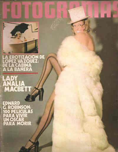 FOTOGRAMAS magazine side cover Issue 1269 9 February 1973