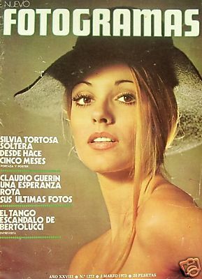 FOTOGRAMAS magazine side cover Issue 1272 2 March 1973