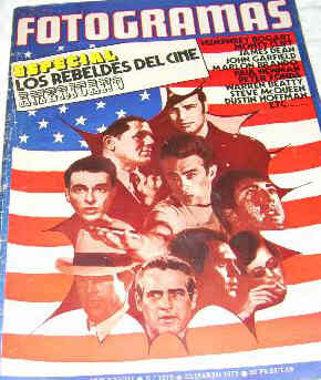 FOTOGRAMAS magazine side cover Issue 1275 23 March 1973