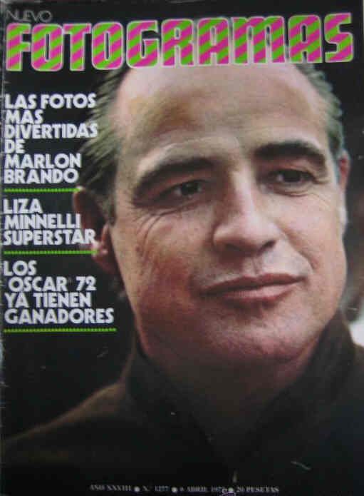 FOTOGRAMAS magazine side cover Issue 1277 6 April 1973