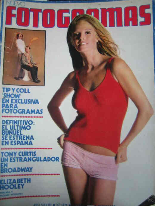 FOTOGRAMAS magazine side cover Issue 1278 13 April 1973