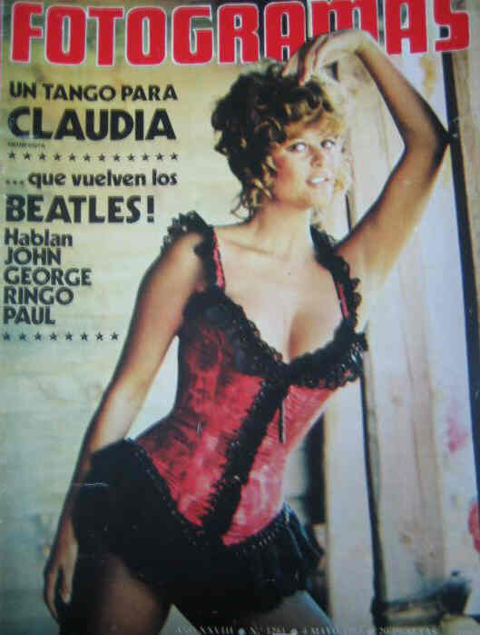 FOTOGRAMAS magazine side cover Issue 1281 4 May 1973