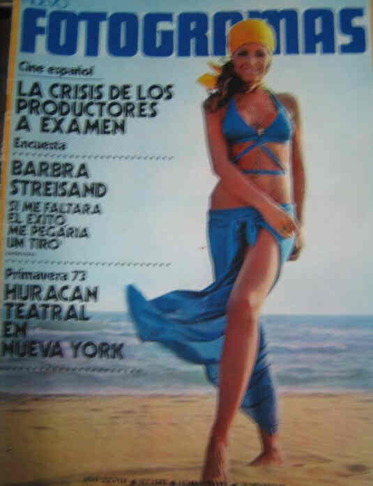 FOTOGRAMAS magazine side cover Issue 1282 11 May 1973