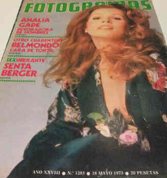 FOTOGRAMAS magazine side cover Issue 1283 18 May 1973