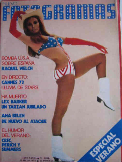 FOTOGRAMAS magazine side cover Issue 1284 25 May 1973