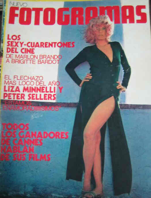 FOTOGRAMAS magazine side cover Issue 1286 8 June 1973