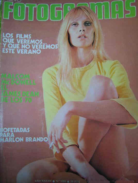 FOTOGRAMAS magazine side cover Issue 1289 29 June 1973