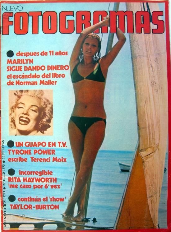 FOTOGRAMAS magazine side cover Issue 1293 27 July 1973