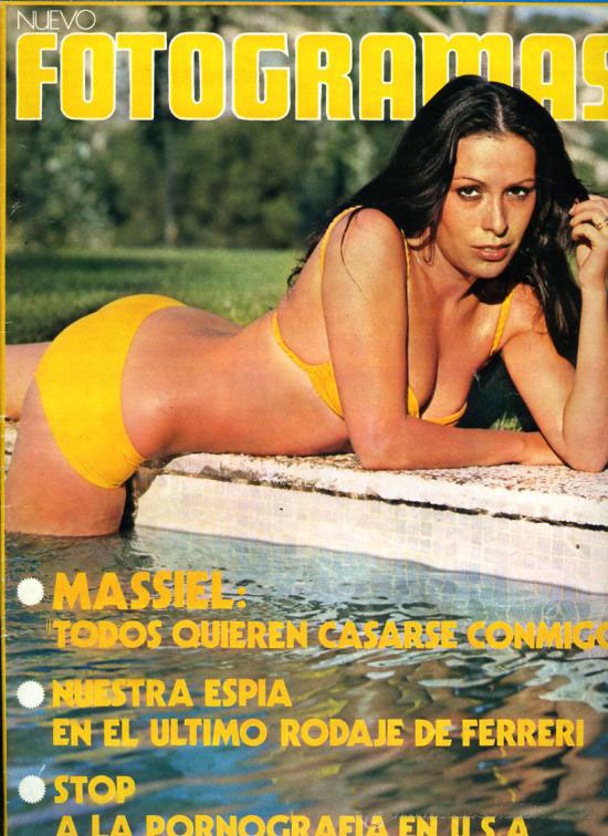 FOTOGRAMAS magazine side cover Issue 1295 10 August 1973