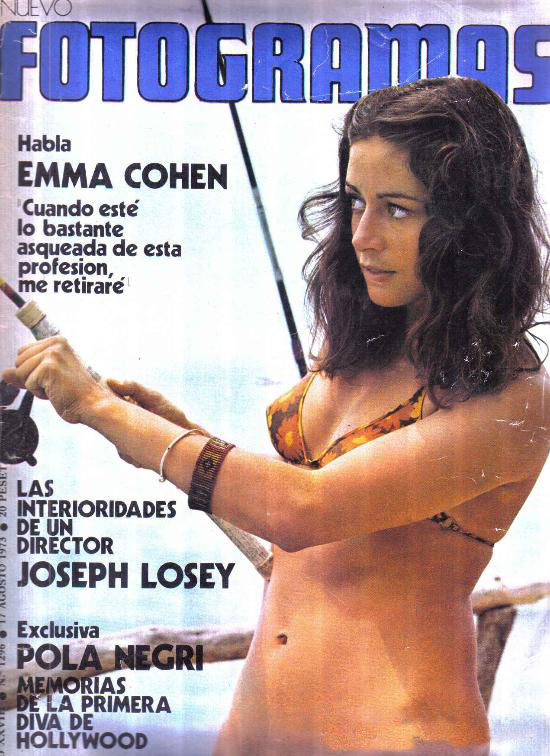FOTOGRAMAS magazine side cover Issue 1296 17 August 1973