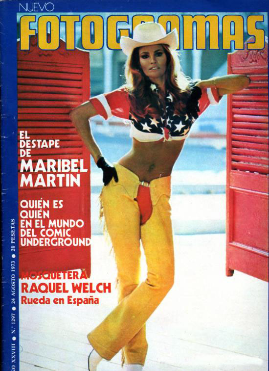 FOTOGRAMAS magazine side cover Issue 1297 24 August 1973