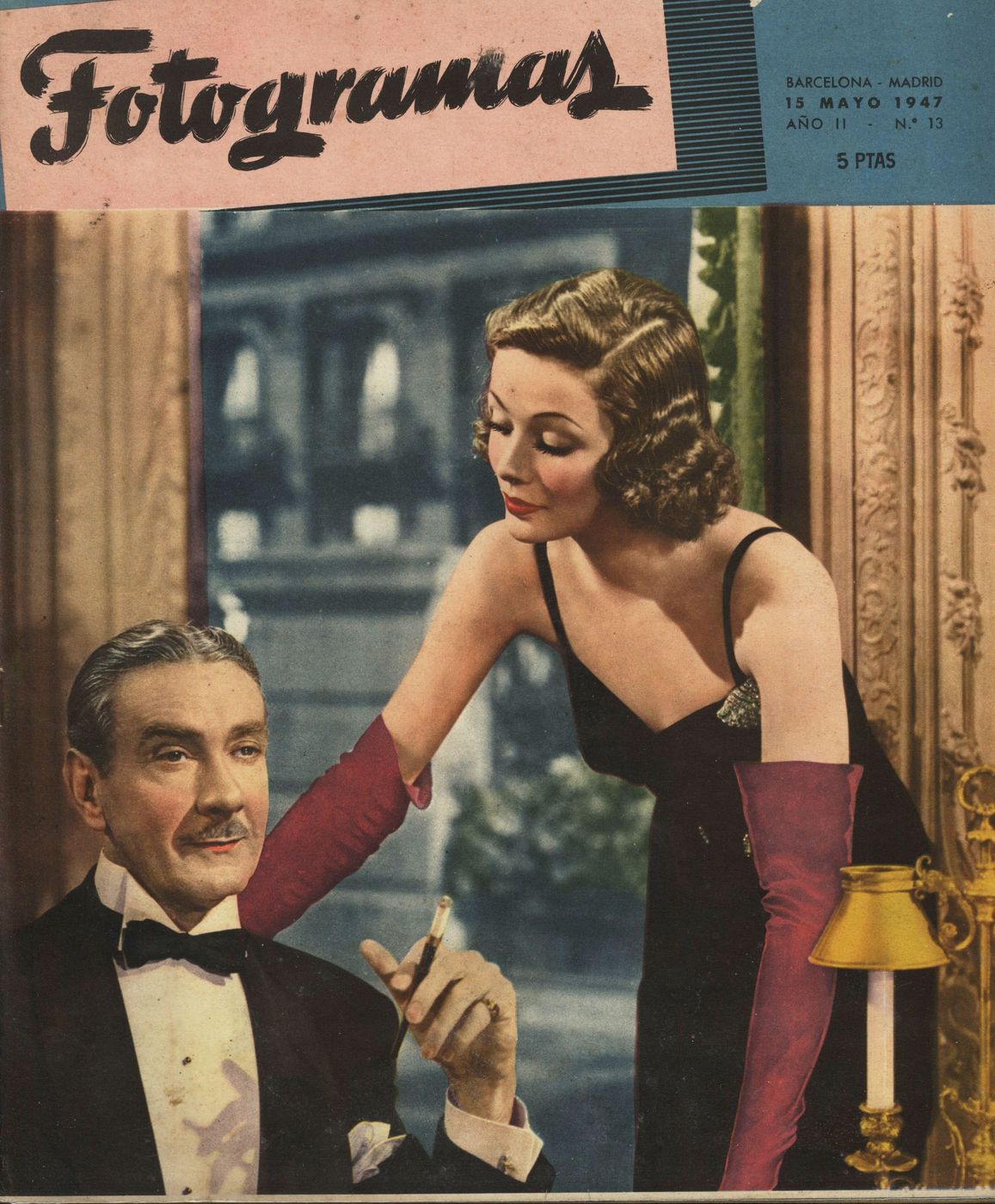 FOTOGRAMAS magazine side cover Issue 13 15 May 1947