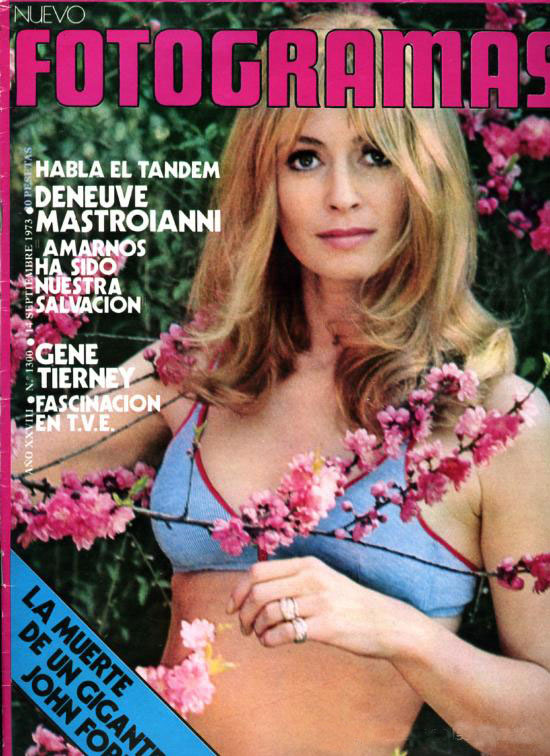 FOTOGRAMAS magazine side cover Issue 1300 14 September 1973