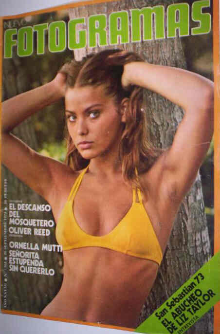 FOTOGRAMAS magazine side cover Issue 1302 28 September 1973