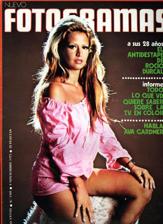 FOTOGRAMAS magazine side cover Issue 1308 9 November 1973